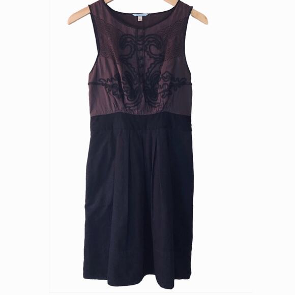 ANTHROPOLOGIE Leifnotes Open-Air Theater Dress A-Line Dress 0 XS - Picture 1 of 9